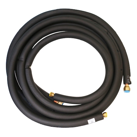 Aux 5/8" x 1/4", 25 Ft. x 2 Universal Cooper Line Set for 24,000 BTU Mini Split AC AUX-PARTS-24K BTU LINESET-25FT